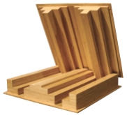 Mẫu gỗ tán âm một chiều